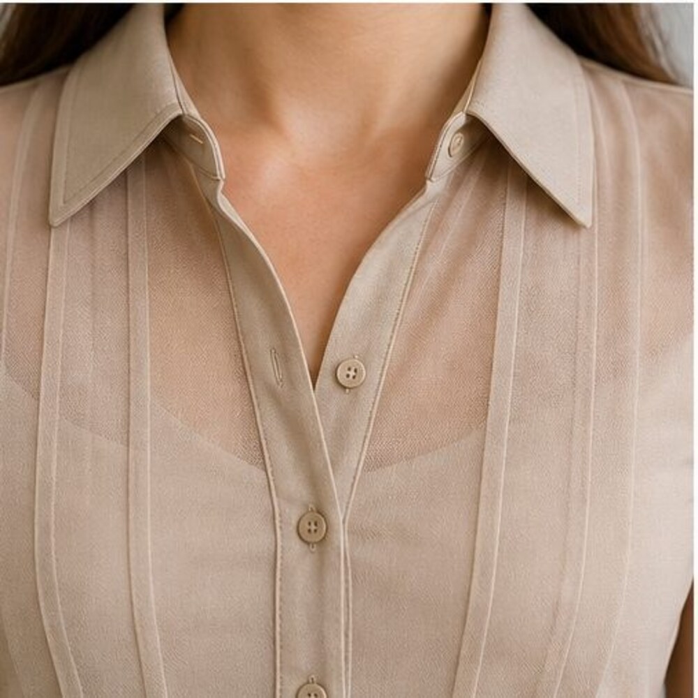 Sand Ruffle Blouse - Picture 4 of 6